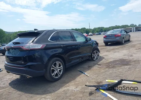 2016 Ford Edge Titanium from USA, damaged, VIN 2FMPK4K8XGBB05698